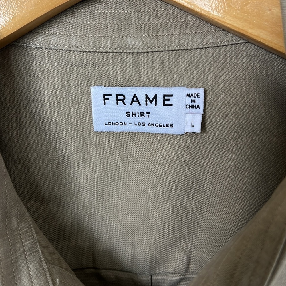 Frame khaki military over shirt - Picture 3 of 8